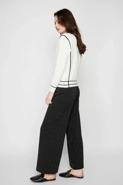 Pull col roulé montant naturel