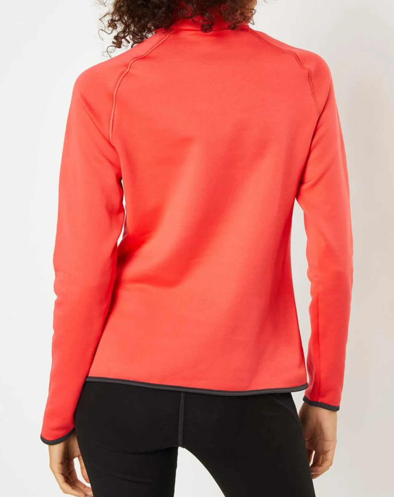 Pull col zippé Ceramicwarm rouge
