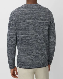 Pull Coton Mouliné bleu