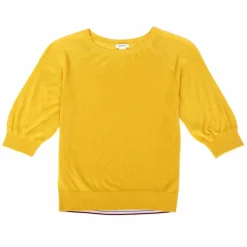Pull Danmai en Maille fine jaune