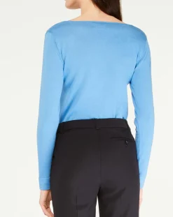 Pull Drice Col carré bleu