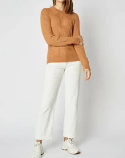 Pull Emma en Maille mélangée camel