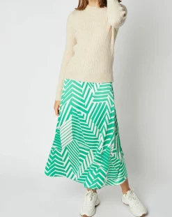 Pull Emma en Maille mélangée beige