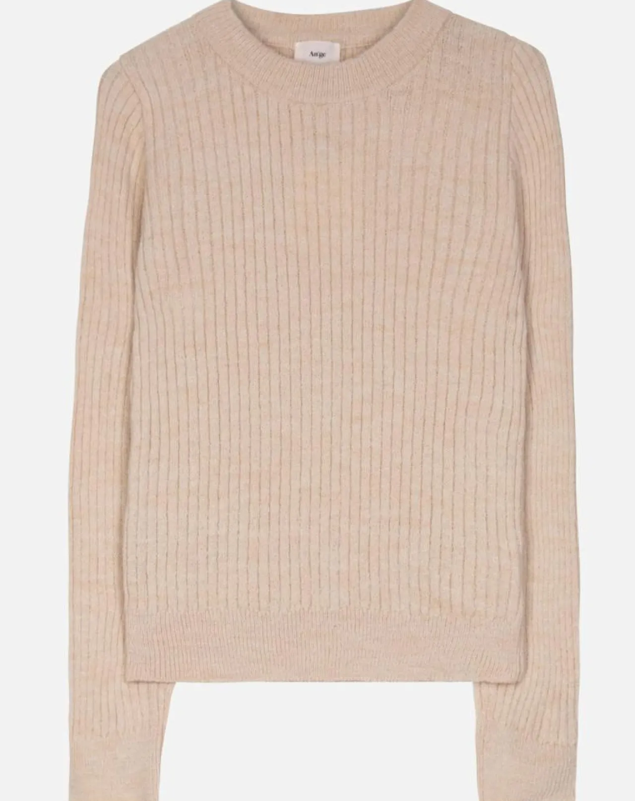 Pull Emma en Maille mélangée beige