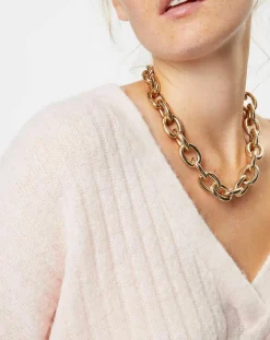 Pull en Alpaga & Laine mélangés Lemabillon macaron