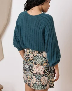 Pull en Angora mélangé Timothe émeraude