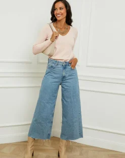 Pull en Cachemire mélangé Audrey rose