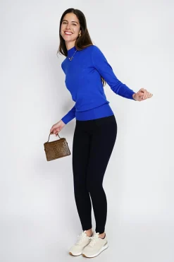 Pull en Cachemire mélangé col montant royal