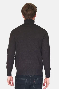 Pull en Cachemire mélangé col roulé loup