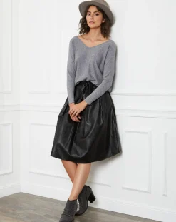 Pull en Cachemire mélangé Jennie gris