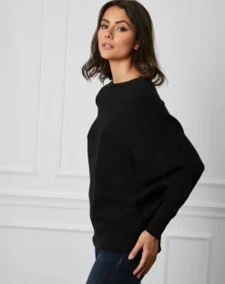 Pull en Cachemire mélangé Lena noir