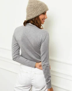 Pull en Cachemire mélangé Louna gris
