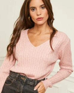 Pull en Cachemire mélangé Marta rose