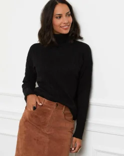 Pull en Cachemire mélangé Margaux noir