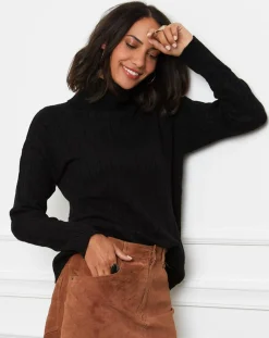 Pull en Cachemire mélangé Margaux noir