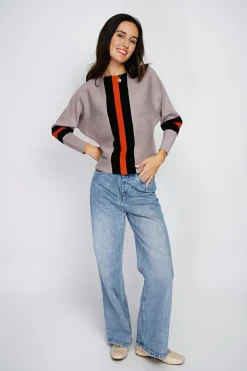 Pull en Cachemire mélangé ras du cou désert