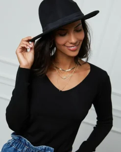 Pull en Cachemire mélangé Romy noir