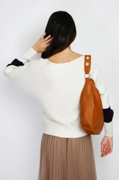 Pull en Cachemire mélangé ras du cou naturel