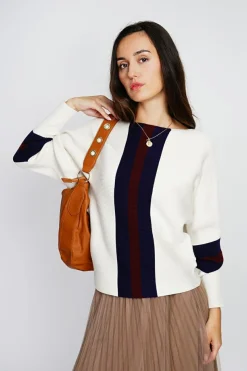 Pull en Cachemire mélangé ras du cou naturel