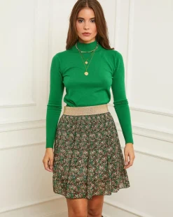 Pull en Cachemire mélangé Senda vert