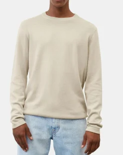 Pull en Coton & Cachemire écru