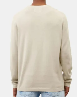 Pull en Coton & Cachemire écru