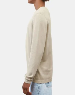 Pull en Coton & Cachemire écru