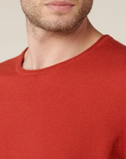 Pull en Coton & Laine Adelin cerise