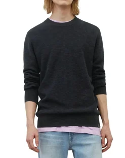 Pull en Coton & Lin bleu marine