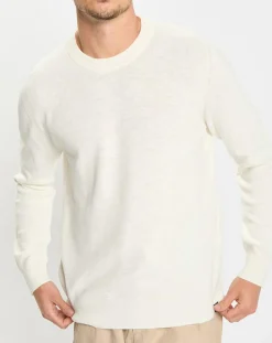 Pull en Coton & Lin écru