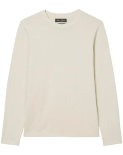 Pull en Coton & Soie beige