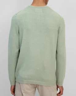 Pull en Coton Organic & Cachemire vert d'eau