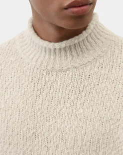 Pull en Laine & Alpaga mélangés Relax écru