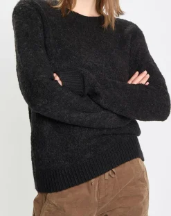 Pull en Laine & Alpaga mélangés noir