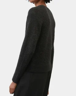 Pull en Laine & Alpaga mélangés noir