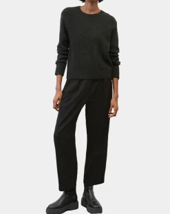 Pull en Laine & Alpaga mélangés noir