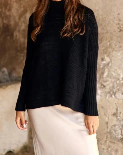 Pull en Laine & Cachemire Nox noir