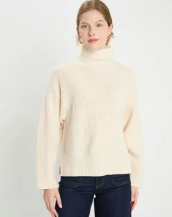 Pull en Laine & Cachemire Sydney écru