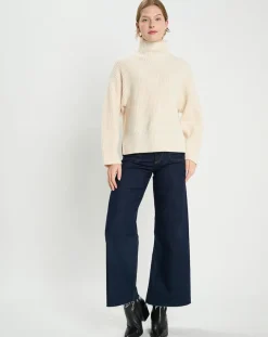 Pull en Laine & Cachemire Sydney écru