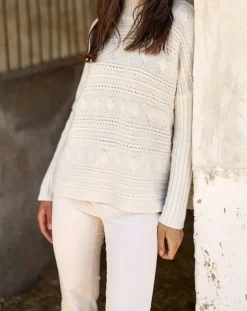 Pull en Laine & Cachemire Nox crème