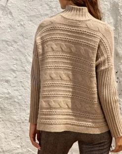 Pull en Laine & Cachemire Nox sable