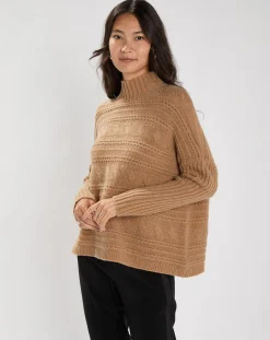 Pull en Laine & Cachemire Nox ocre
