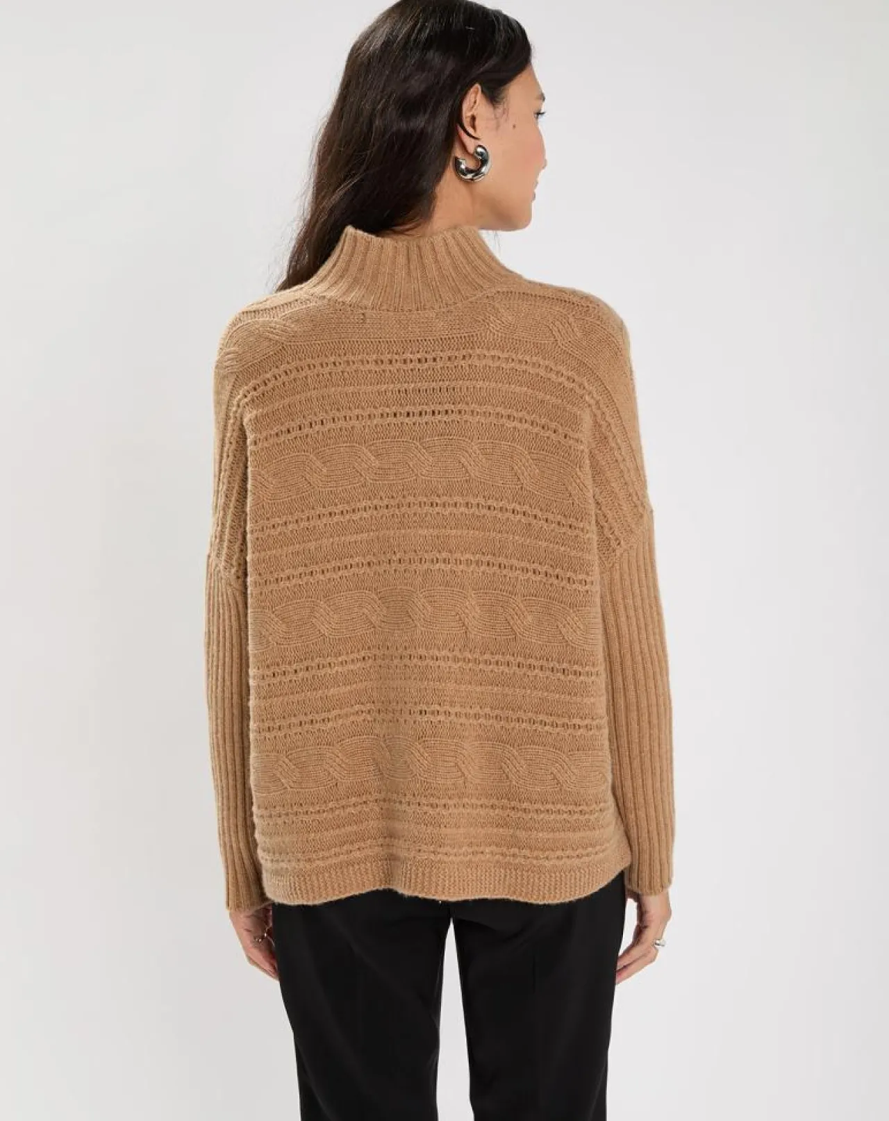 Pull en Laine & Cachemire Nox ocre