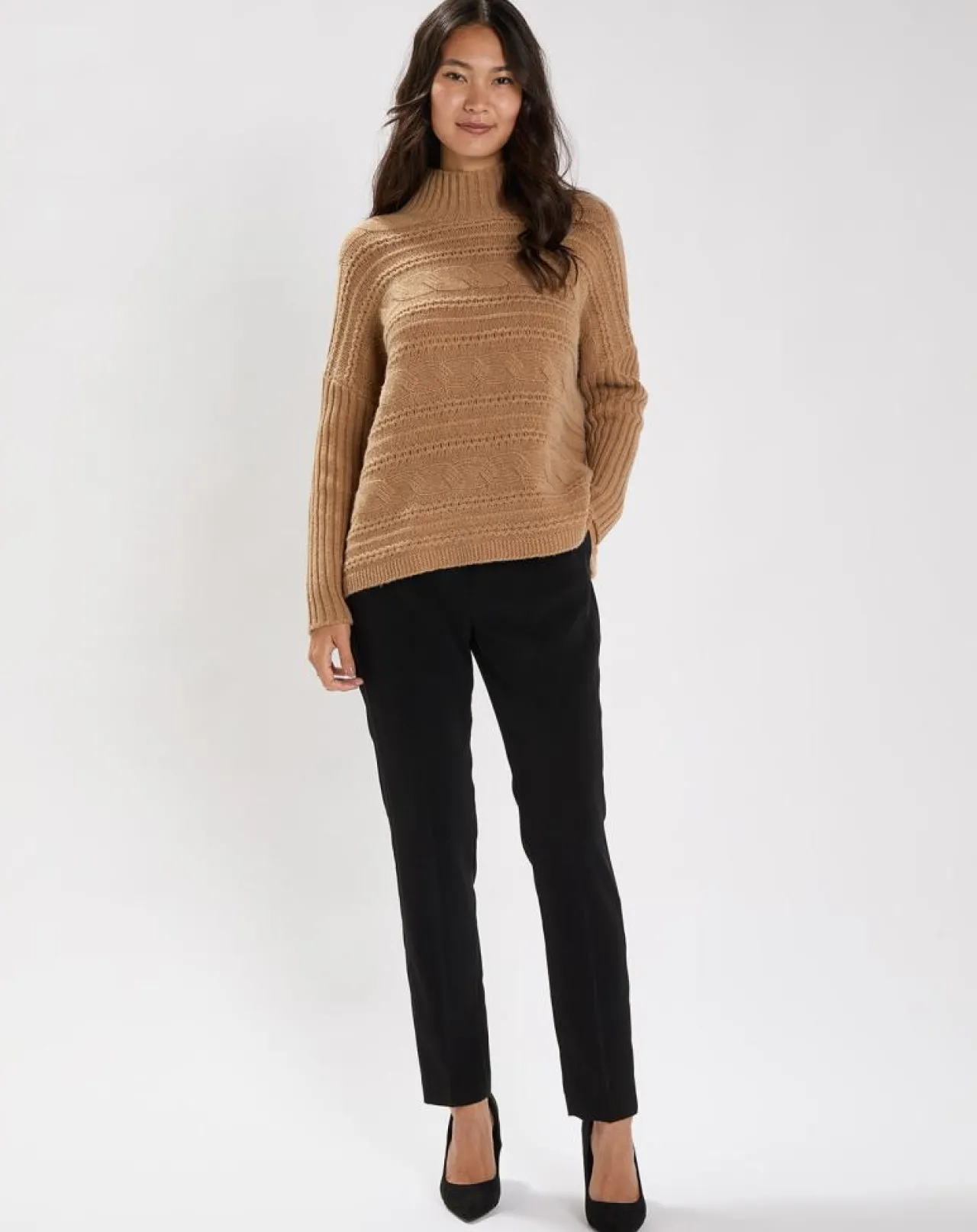 Pull en Laine & Cachemire Nox ocre