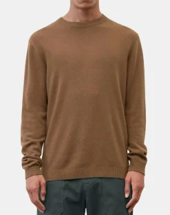 Pull en Laine & Coton marron