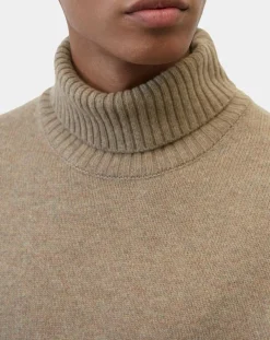 Pull en Laine d'Agneau mélangée beige