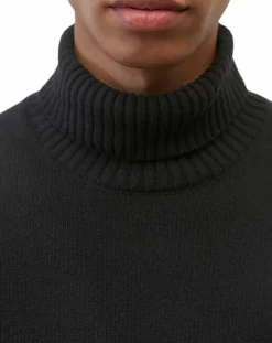 Pull en Laine d'Agneau mélangée noir