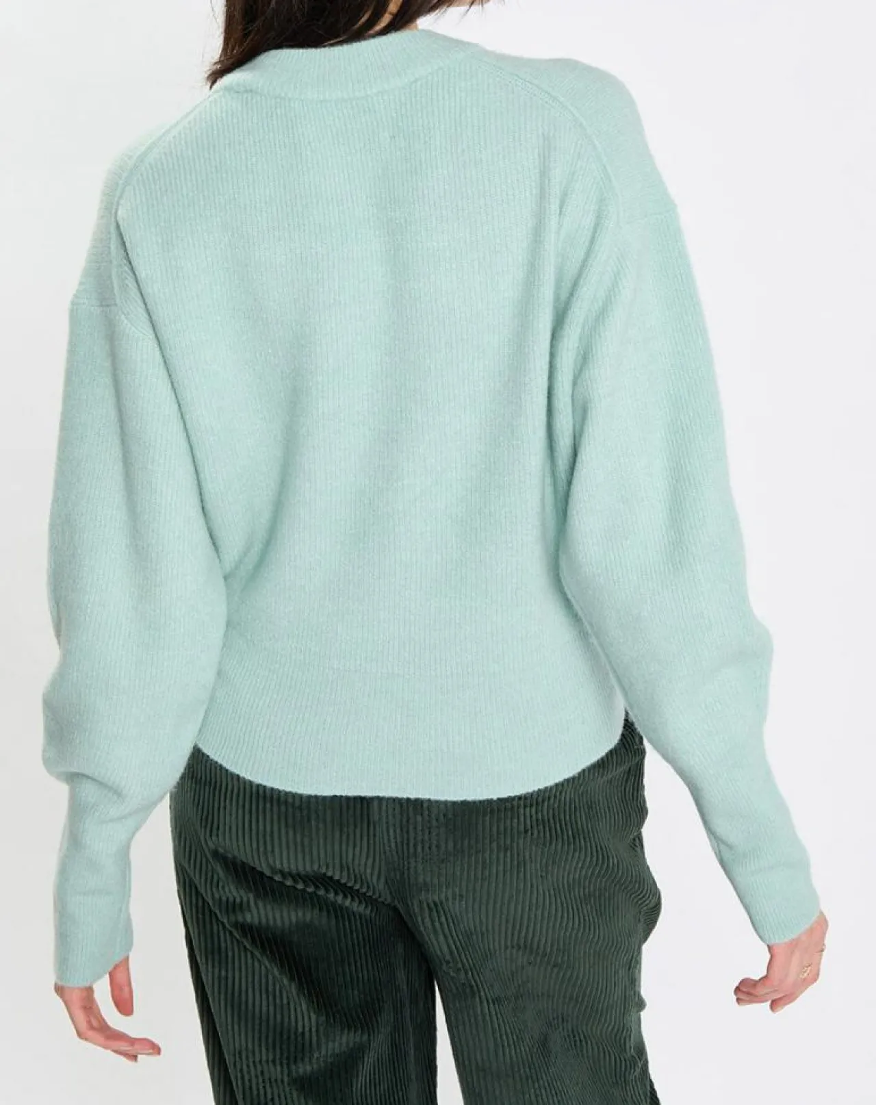 Pull en Laine mélangée & Alpaga bleu clair