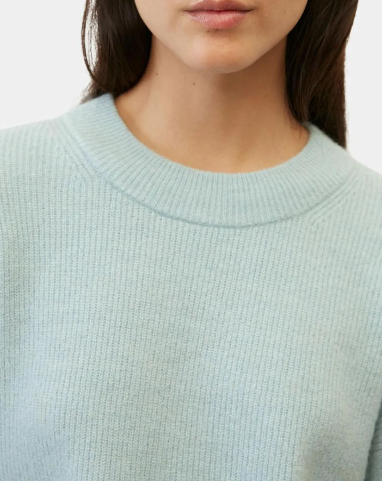 Pull en Laine mélangée & Alpaga bleu clair