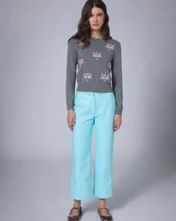 Pull en Laine mélangée BCBG gris